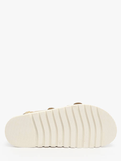 Sandales En Cuir Inuovo Beige accessoires D53026 vue secondaire 4