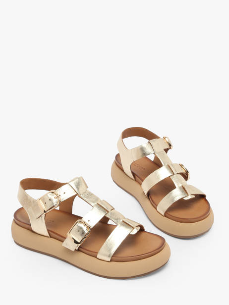 Sandales En Cuir Inuovo Or accessoires A96046 vue secondaire 1