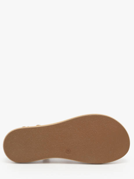 Sandales En Cuir Inuovo Or accessoires A96051 vue secondaire 4