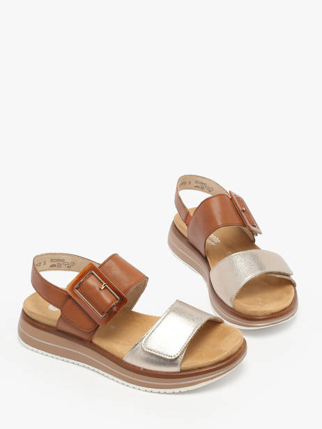 Platform Sandals In Leather Remonte Multicolor accessoires 22 other view 1