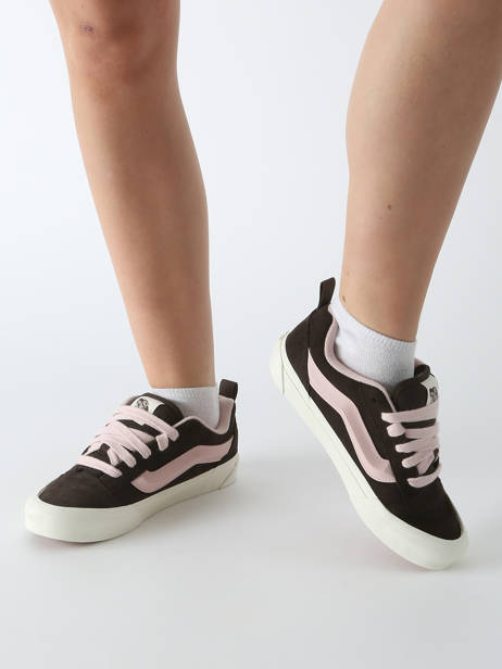 Sneakers Knu Skool In Leather Vans Brown accessoires D75O3N other view 1