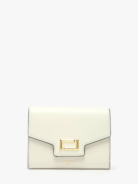 Wallet Leather Lancel Beige angele A13161