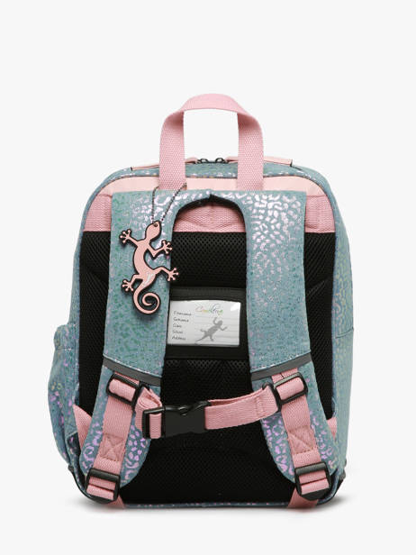 1 Compartment Backpack Cameleon Blue vintage fantasy SD33 other view 4
