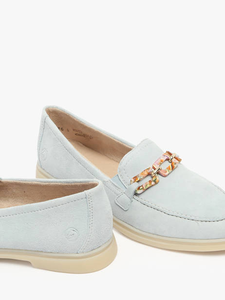 Moccasins In Leather Remonte Blue accessoires 12 other view 2