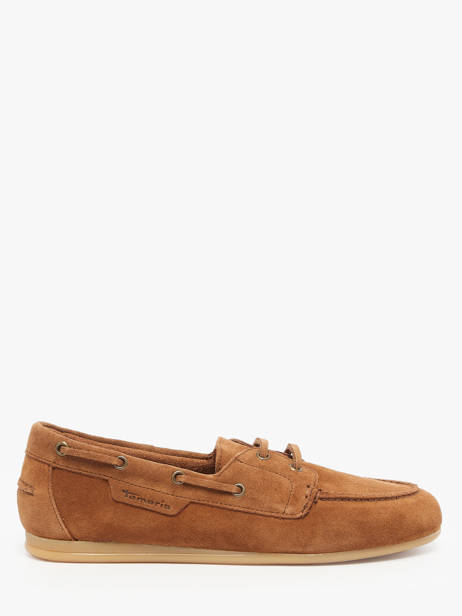Boat Shoes In Leather Tamaris Brown accessoires 44
