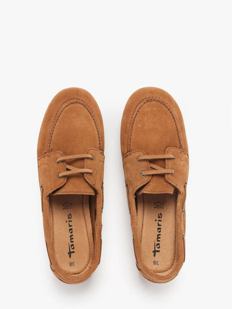 Boat Shoes In Leather Tamaris Brown accessoires 44 other view 3