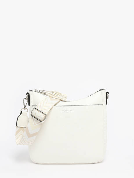 Sac Bandoulière Grained Miniprix Blanc grained F8575
