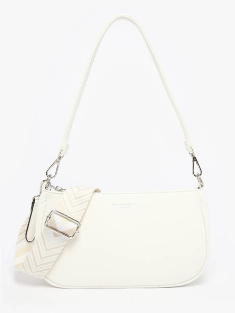 Sac Porté épaule Et Bandoulière Grained Miniprix Blanc grained F3699