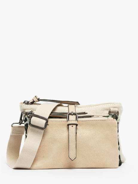 Shoulder Bag Mix Leopard Cotton Miniprix Beige mix leopard 6213