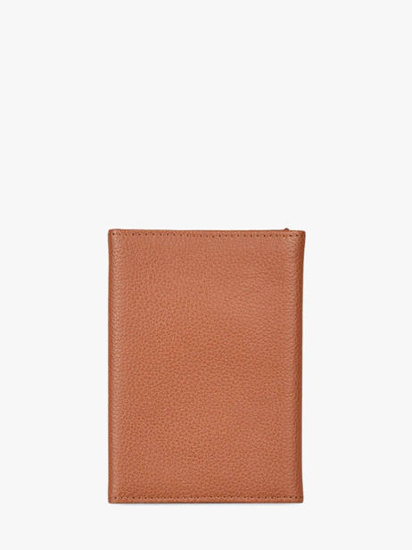 Leather Madras Card Holder Etrier Brown madras EMAD024 other view 3