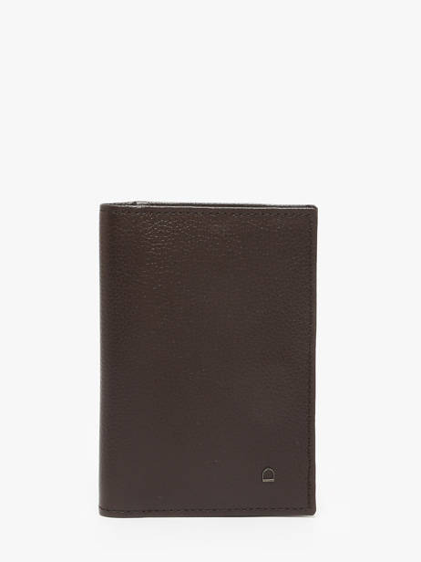 Leather Document Holder Madras Etrier Brown madras EMAD429