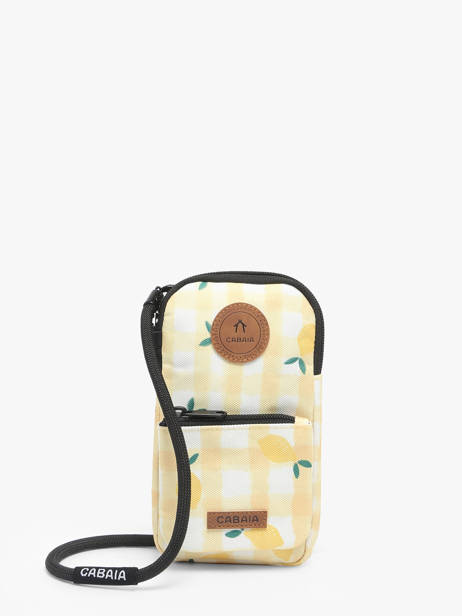 Sac Bandoulière Accessoire Polyester Recyclé Cabaia Beige accessoire PHONEBAG