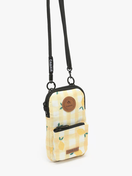Sac Bandoulière Accessoire Polyester Recyclé Cabaia Beige accessoire PHONEBAG vue secondaire 1