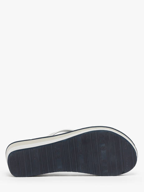 Nu-pieds à Talon Isotoner Bleu accessoires 94163 vue secondaire 4