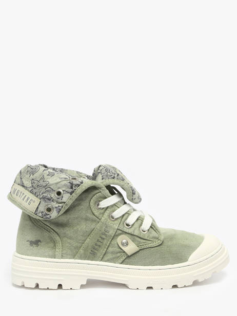Sneakers Mustang Vert accessoires 1426504