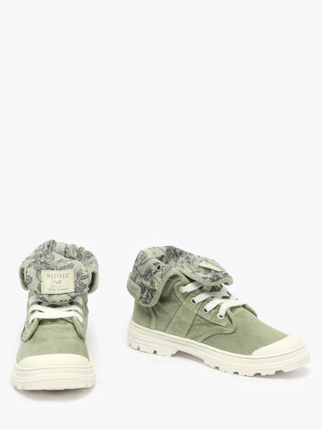 Sneakers Mustang Vert accessoires 1426504 vue secondaire 2