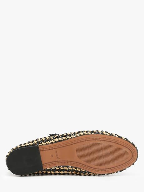 Ballerines Avec Brides En Cuir Inuovo Noir accessoires D47001 vue secondaire 4