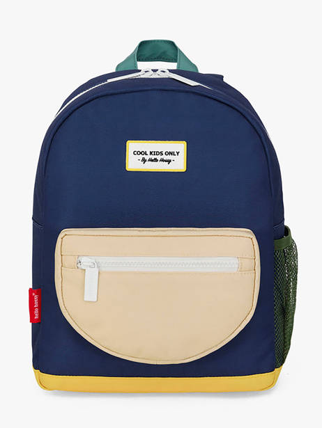 Sac à Dos Hello hossy Bleu cool kids O6