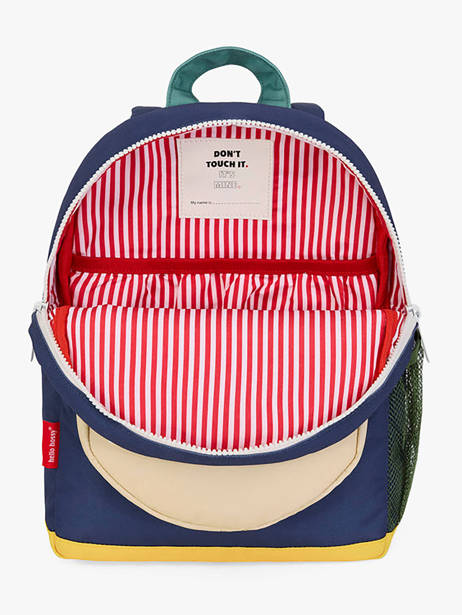 Sac à Dos Hello hossy Bleu cool kids O6 vue secondaire 3