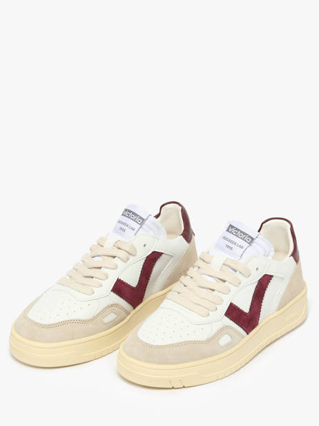 Sneakers En Cuir Victoria Blanc accessoires 1257136 vue secondaire 1