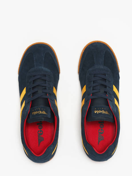 Sneakers En Cuir Gola Bleu men CMA192 vue secondaire 3
