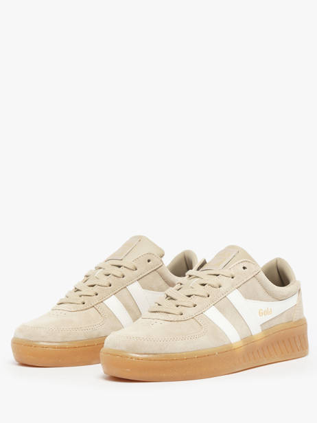 Sneakers En Cuir Gola Beige women CLA589 vue secondaire 1