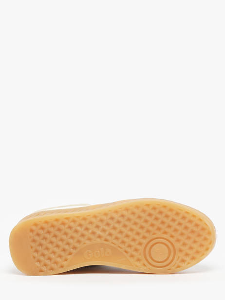 Sneakers En Cuir Gola Beige women CLA589 vue secondaire 4