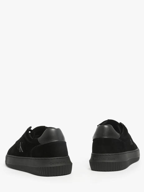 Sneakers En Cuir Calvin klein jeans Noir men YM01299 vue secondaire 2