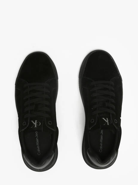 Sneakers En Cuir Calvin klein jeans Noir men YM01299 vue secondaire 3