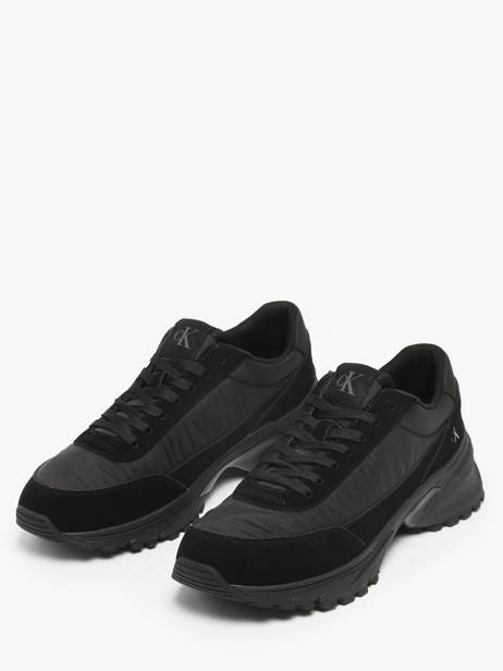 Sneakers En Cuir Calvin klein jeans Noir men YM01292 vue secondaire 1