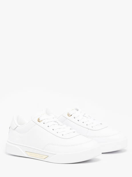 Sneakers En Cuir Tommy hilfiger Blanc women 8682YBS vue secondaire 1