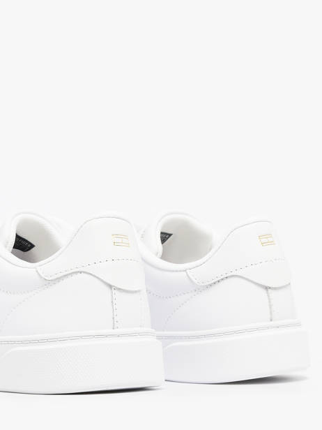 Sneakers En Cuir Tommy hilfiger Blanc women 8682YBS vue secondaire 2