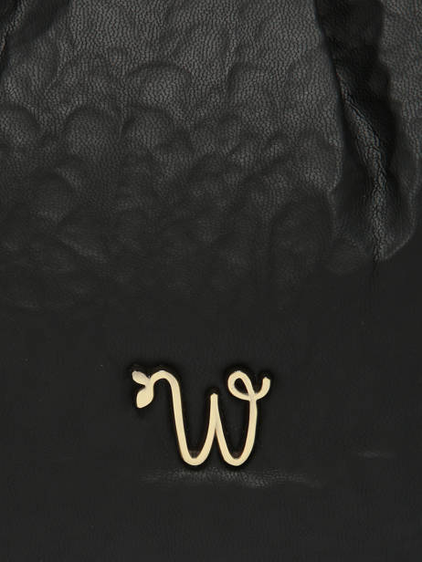 Sac Bandoulière Alizier Woomen Noir alizier WALI06 vue secondaire 7