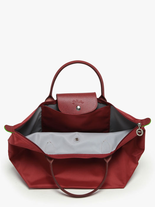Longchamp Le pliage green Handbag Red