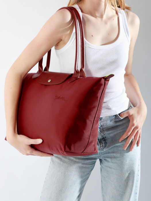Longchamp Le pliage green Hobo bag Red