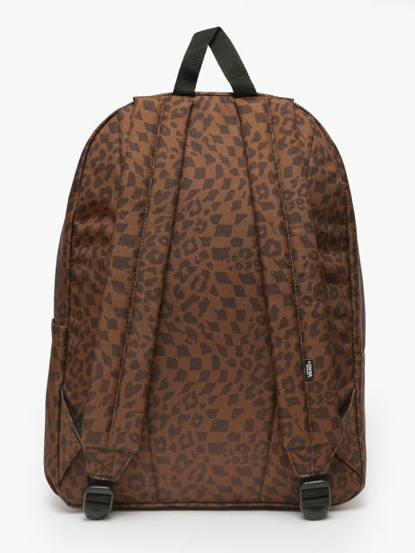 Sac à Dos 1 Compartiment Vans Marron backpack VN000H4Y vue secondaire 3