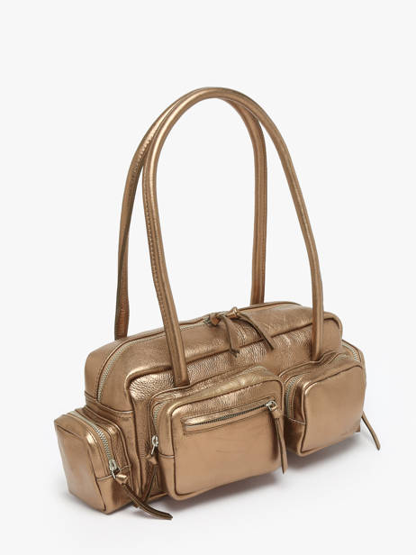 Shoulder Bag 90's Leather Paul marius Gold 90's BASSE90S other view 1