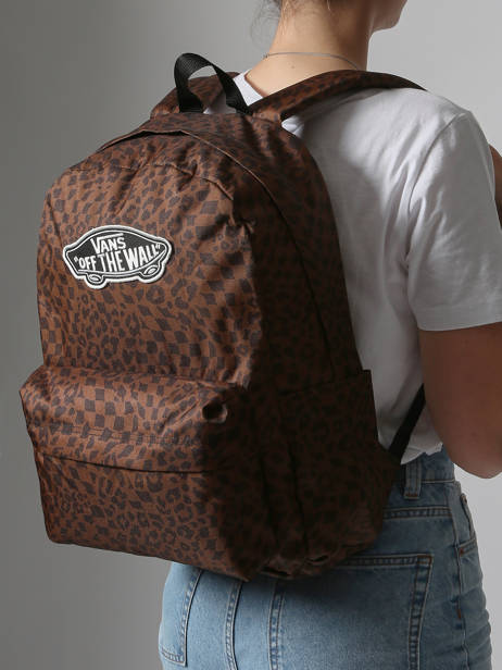 Sac à Dos 1 Compartiment Vans Marron backpack VN000H4Y vue secondaire 1