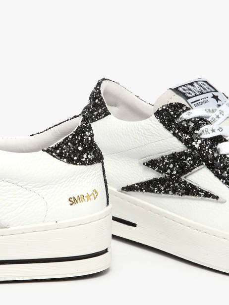 Sneakers Maya En Cuir Semerdjian Noir women MAYA vue secondaire 2