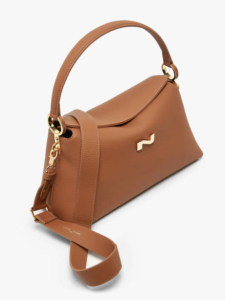 Sac Porté épaule Freesia Cuir Nathan baume Marron eden 4 vue secondaire 1