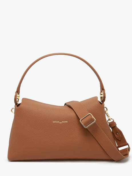 Sac Porté épaule Freesia Cuir Nathan baume Marron eden 4 vue secondaire 3