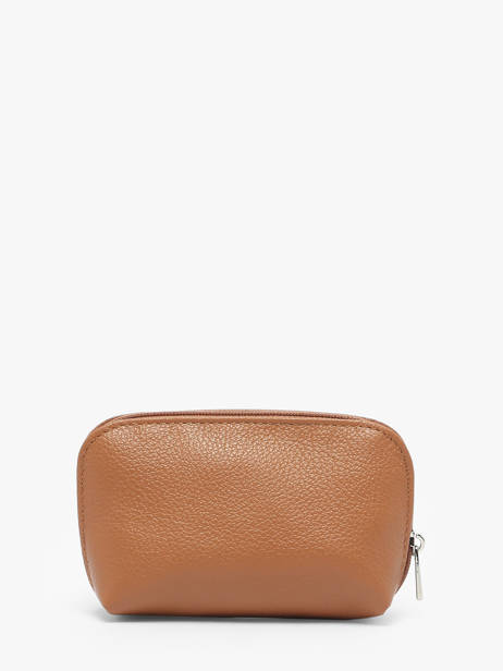 Coin Purse Leather Hexagona Brown confort 467389 other view 2