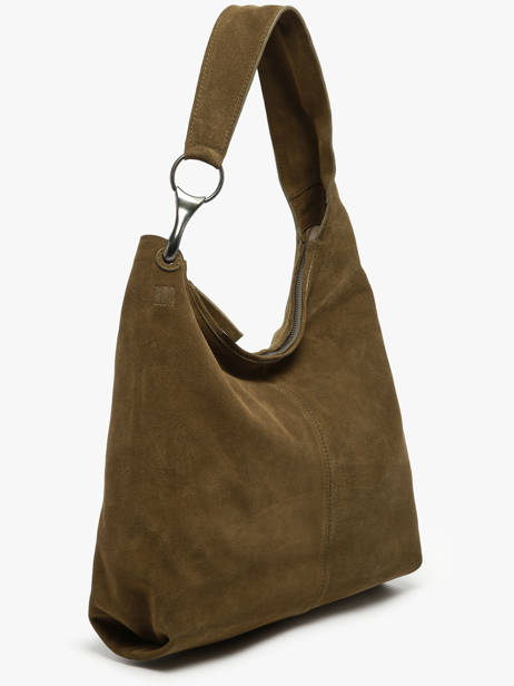 Sac Porté épaule Leather Cuir Biba Vert leather JAP2L vue secondaire 1