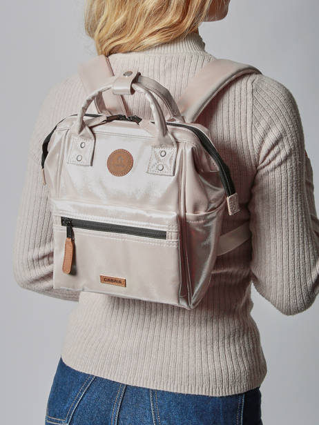 Sac à Dos 1 Compartiment Cabaia Argent adventurer XS vue secondaire 1
