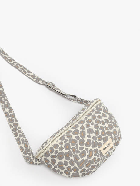Le Sac Banane Custine Coton Recyclé Rivedroite Gris into the wild CUSTIINT vue secondaire 1