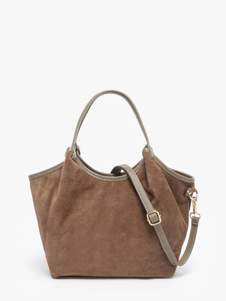 Sac Porté épaule Velvet Caviar Cuir Milano Marron velvet caviar VC241111 vue secondaire 4