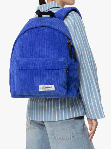 Sac à Dos 1 Compartiment Eastpak Bleu mono ribs A5BG4RIB vue secondaire 1