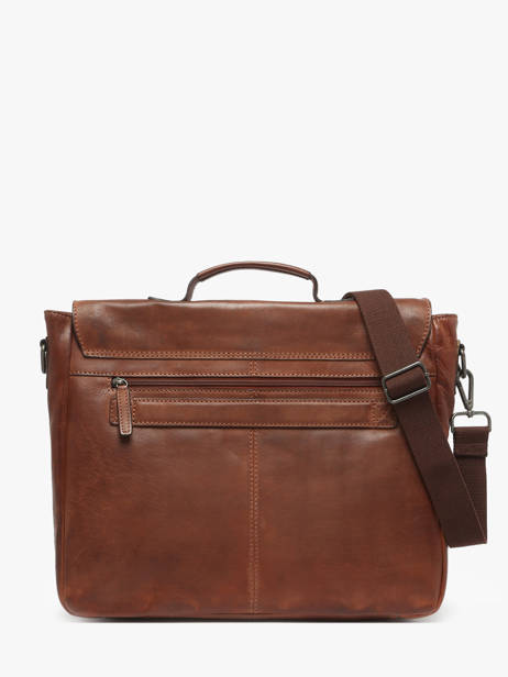 Porte Documents (main) Basilic pepper Marron traveler BTRA02 vue secondaire 3