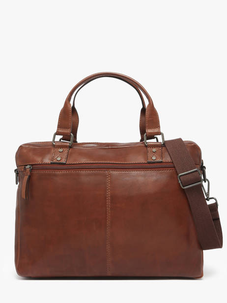 Porte Documents (main) Basilic pepper Marron traveler BTRA08 vue secondaire 3