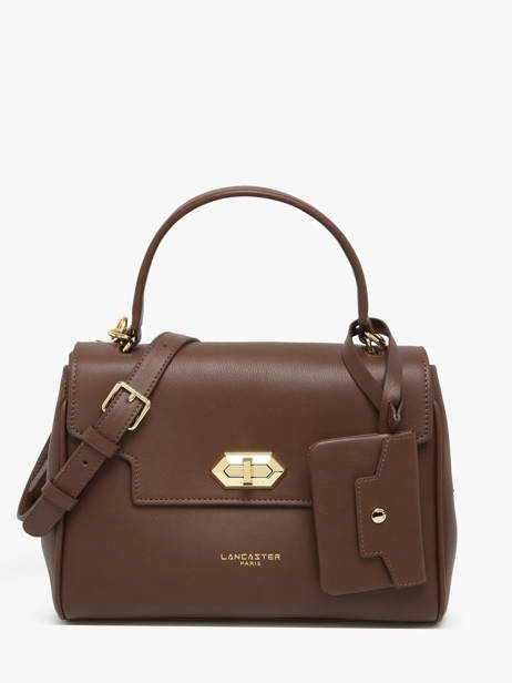 Sac Porté Main Lancaster Marron mademoiselle grace 102